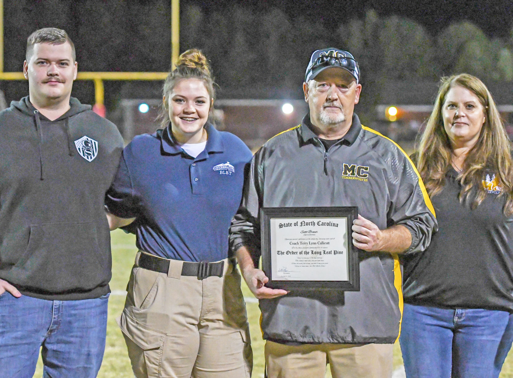 Warrior honored